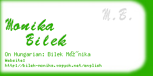 monika bilek business card